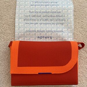Rothy's Vibrant Orange Crossbody Purse
